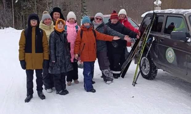 Юные экологи Архангельска впервые приняли участие в зимнем маршрутном учёте