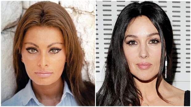 У большинства из нас итальянки ассоциируются с Софи Лорен и Моникой Беллуччи / Фото: Pinterest