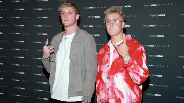 Logan Paul and Jake Paul on red carpet