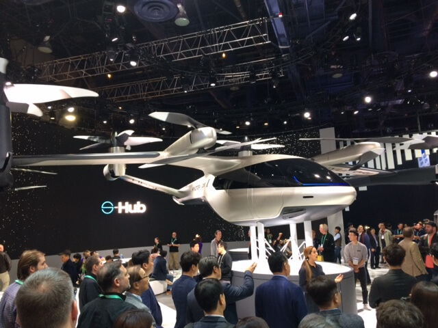 air taxi CES 2020 hyundai uber concept