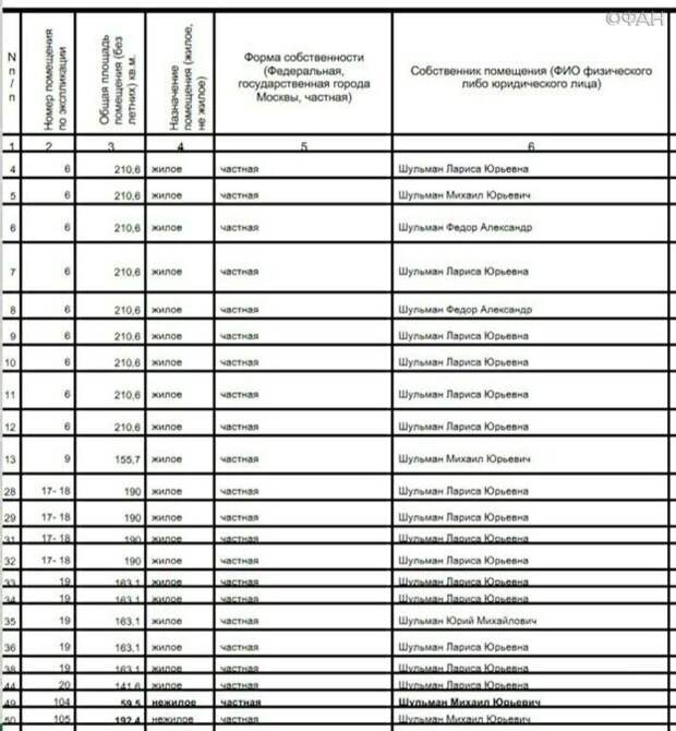 Семья политолога Шульман погрязла в махинациях с московской недвижимостью