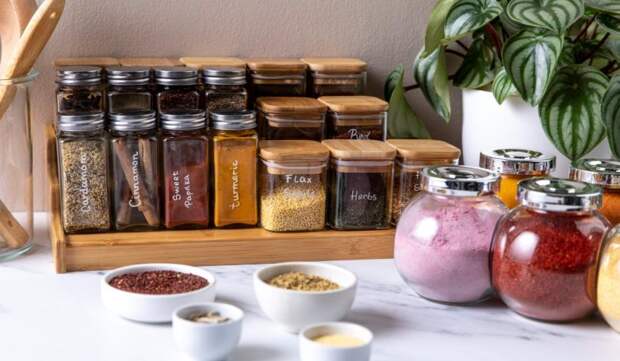 Как превратить специи, масла и крупы в элемент декора