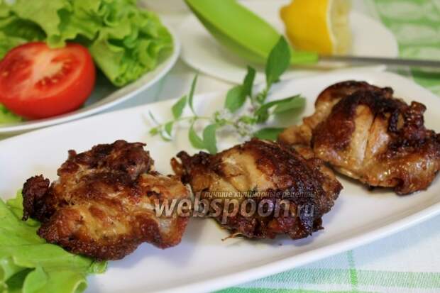 Фото Куриное мясо в винном маринаде