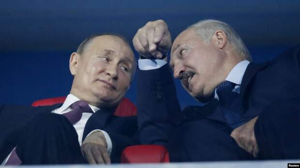 Президент России Владимир Путин и президент Беларуси Александр Лукашенко, архивное фото