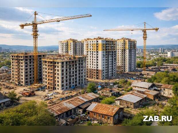 Забайкалье просело по вводу жилья: регион оказался далеко от лидеров России