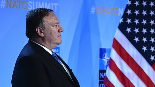 Государственный секретарь США Майк Помпео Государственный секретарь США Майк Помпео