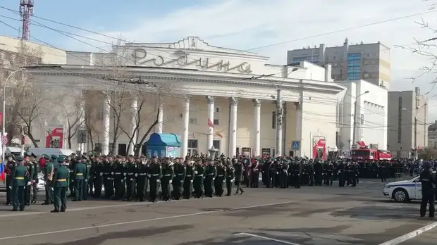 Сегодня в Чите из-за репетиции парада перекроют улицы