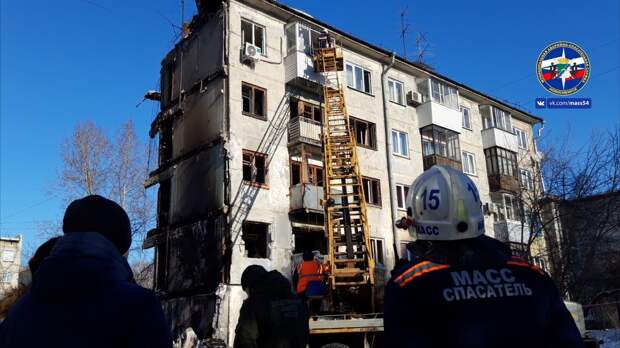 В Новосибирске спасатели сообщили об угрозе обрушения дома на Линейной