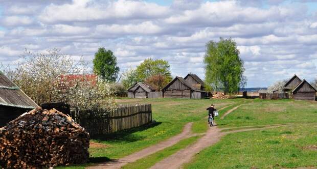 В деревне весной Деревня, Весна, Россия, Природа, Красота, Фотография, Длиннопост