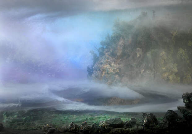 Фантастический пейзаж. Автор: Kim Keever.