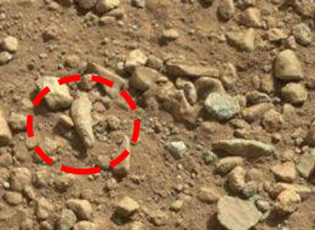 Загадочные объекты Марса