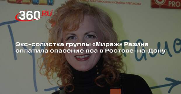 Певица Разина рассказала о спасении истощенного пса в Ростове-на-Дону