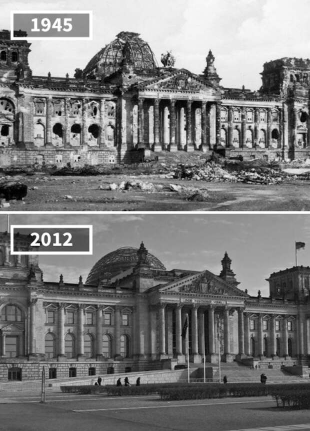 20 фотографий ″до и после″, показывающие, как изменился наш привычный мир