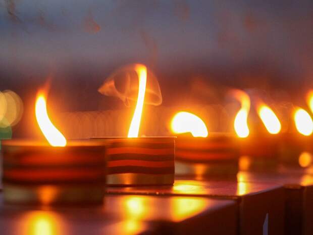 Огненными картинами войны озарилась Тюмень