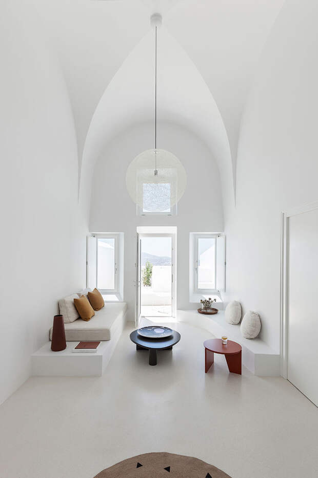 Дом в раю: белоснежная вилла на Санторини