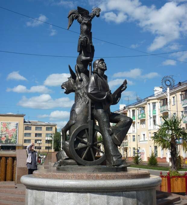 Памятники литературным и киногероям, ч.3