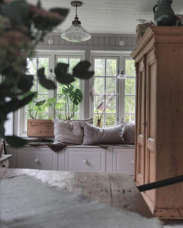 Детали традиционного интерьера шведского сельского дома