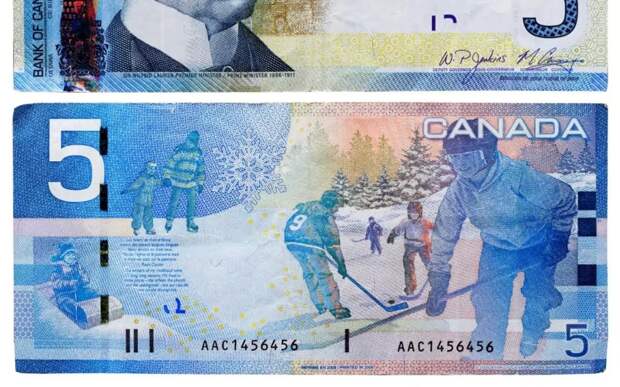 Канадская пятидолларовая банкнота