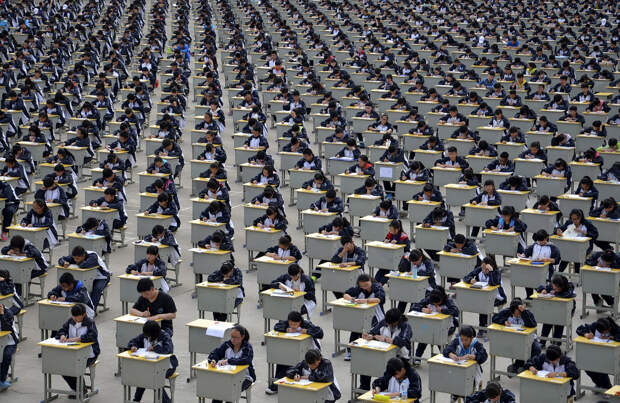 Экзамены в средней школе в провинции Шэньси