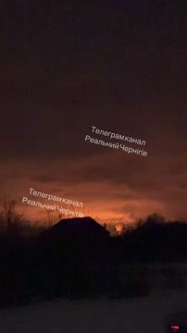 Полыхающий на Украине объект газовой инфраструктуры после прилета сняли на видео