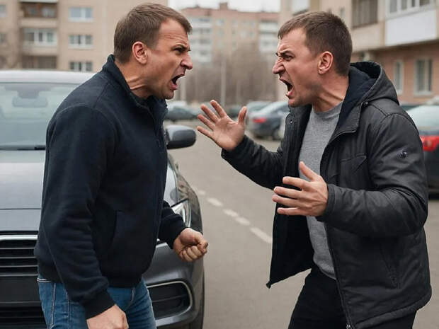 Ярославец разбил капот и зеркала машины, водитель которой не уступил ему дорогу