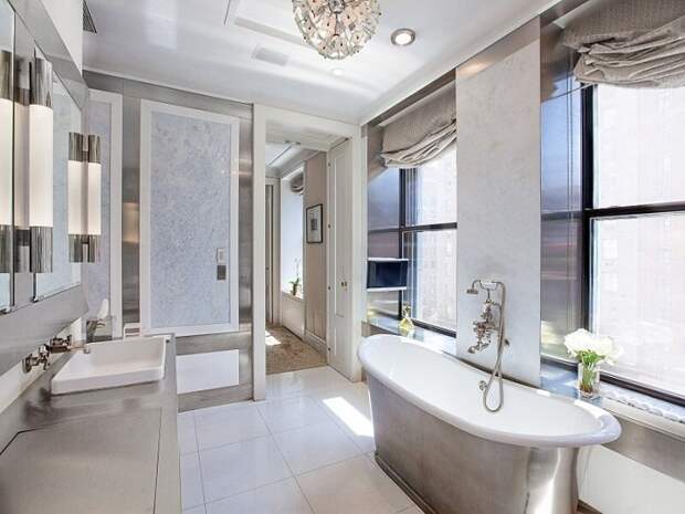 Оригинальный современный интерьер ванной комнаты, что понравится и качественно преобразит обстановку.