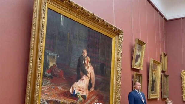 В Третьяковке вывесили отреставрированную картину "Иван Грозный и сын его Иван"