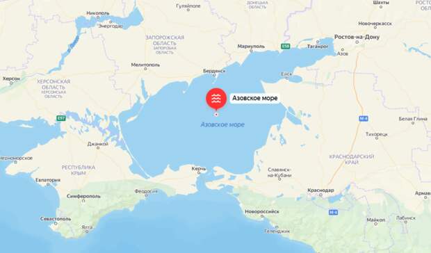 Карта ростов на дону азовское море