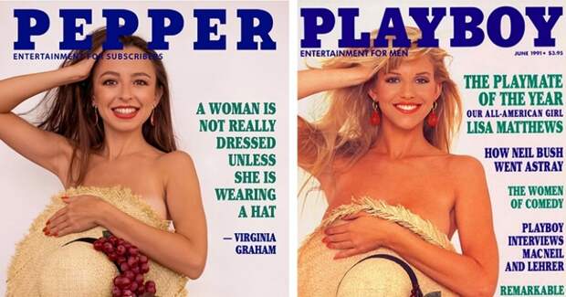 Россиянка воссоздает горячие обложки Playboy прямо на своей кухне