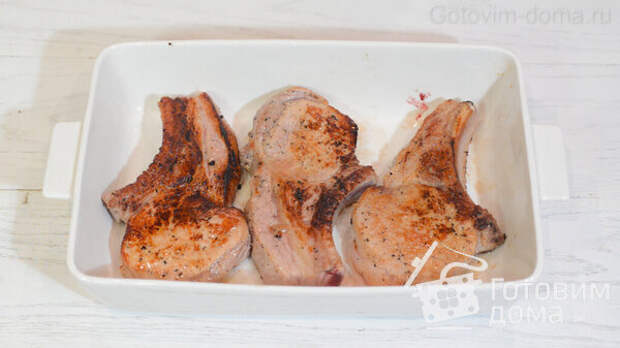 Отбивные из свинины на косточке. Сочное Мясо Без Хлопот фото к рецепту 6