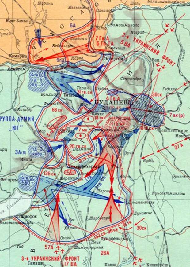 Карта венгрии 1944