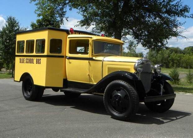 Сельский школьный автобус из 1930-х
