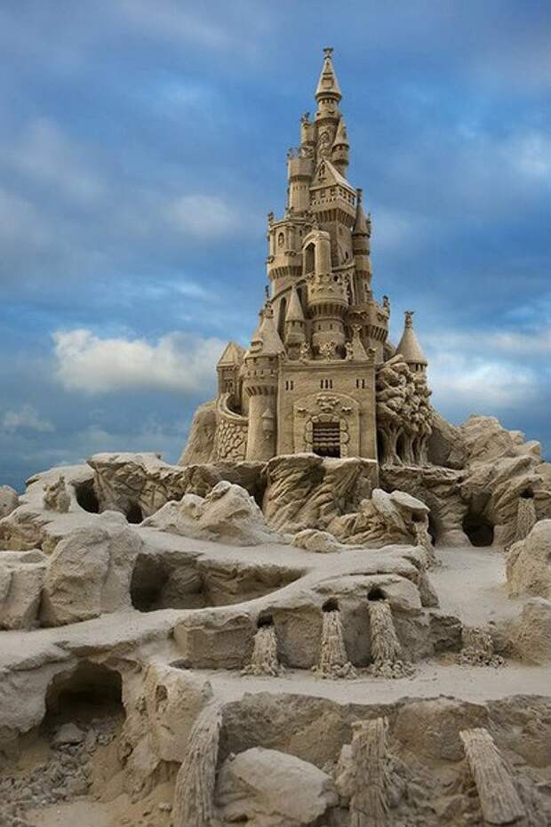 Замки из песка, которые поразят ваше воображение Замки из песка, прикол