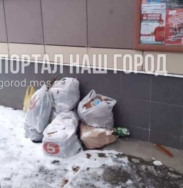 Под окнам жильцов дома на Живописной устроили свалку