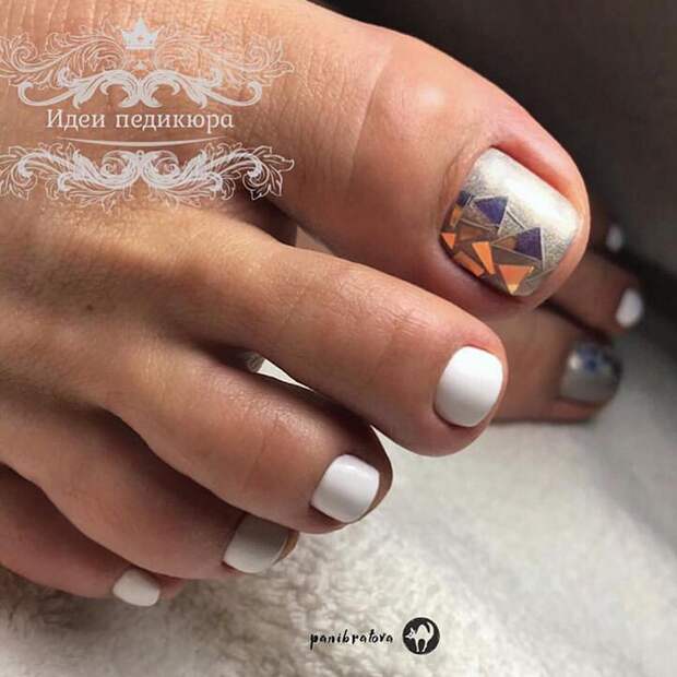 педикюр лета 2019 фото_29