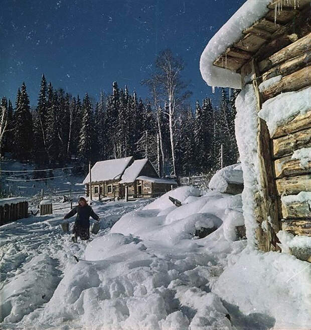 Зима в советских ретро-фотографиях
