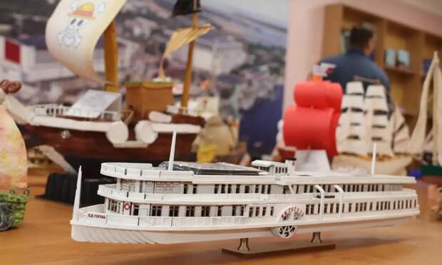 В Северодвинске открылась выставка юных судомоделистов