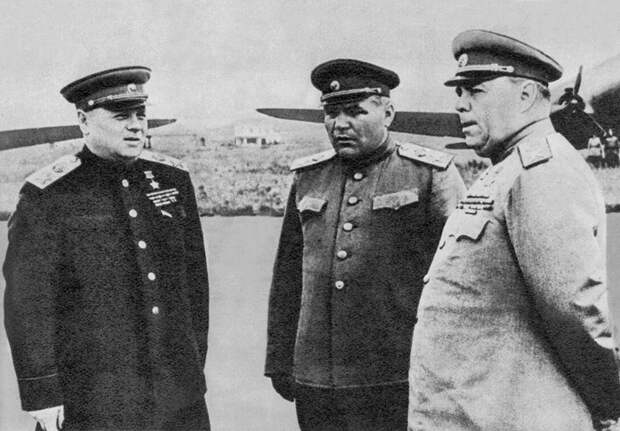 Отцы Победы над Японией (Василевский, Мерецков, Малиновский)