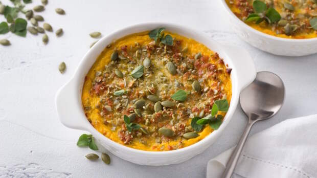 Блюдо осени: нежная тыквенная запеканка с сыром