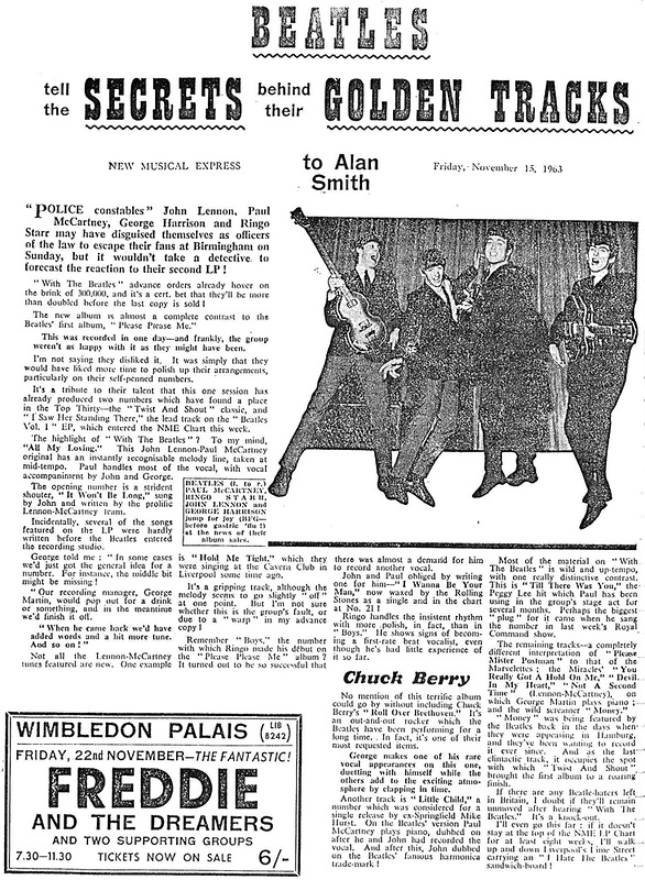 15 The Beatles - NME Review Of «With The Beatles» 15th November 1963.jpg 15 The Beatles - NME Review Of «With The Beatles» 15th November 1963.jpg