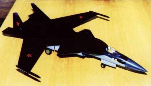 Проект Су-27КМ. Обратная стреловидность для авианосца