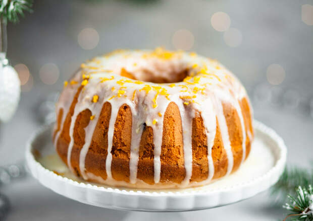 Кекс можно приготовить и в круглой форме. Фото — Яндекс.Картинки