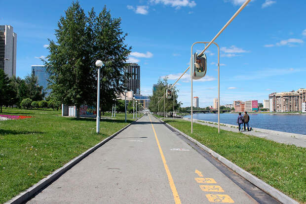 Визуализация трасс SkyWay в Екатеринбурге