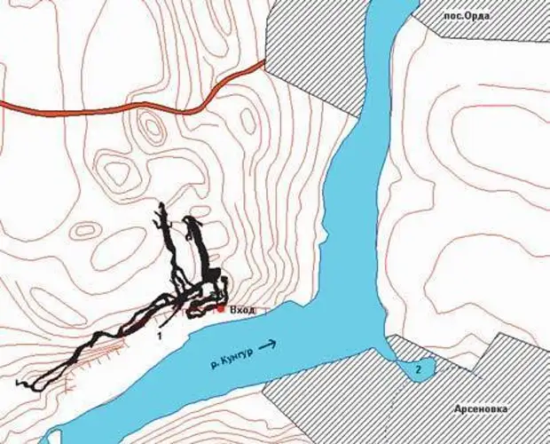 Карта танечкиной пещеры