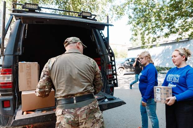 Более 3 тонн гуманитарной помощи передали нижегородские Волонтëры Победы в зону проведения специальной военной операции