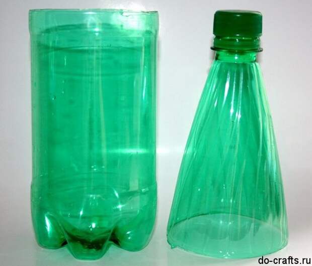Как закруглить края пластиковой бутылки 1
