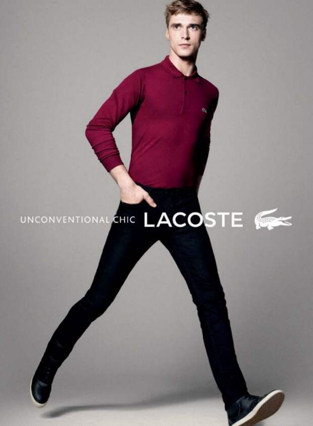 фото - рубашка поло от Lacoste с длинными рукавами