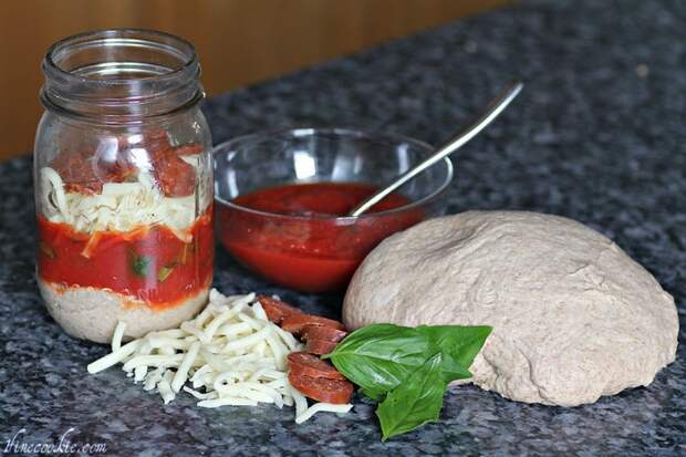 Оригинальная пицца из стеклянной банки