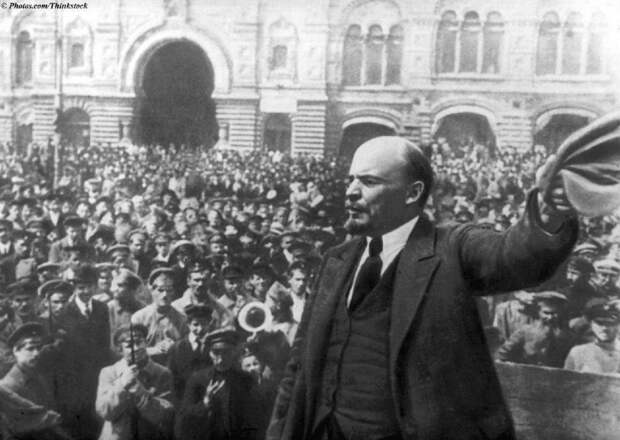 В.И.Ленин призывает к Октябрьской революции. 23 октября 1917 г. Петроград. Россия. известные, люди, фото