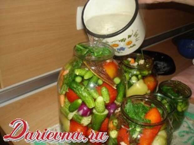 овощное ассорти на зиму